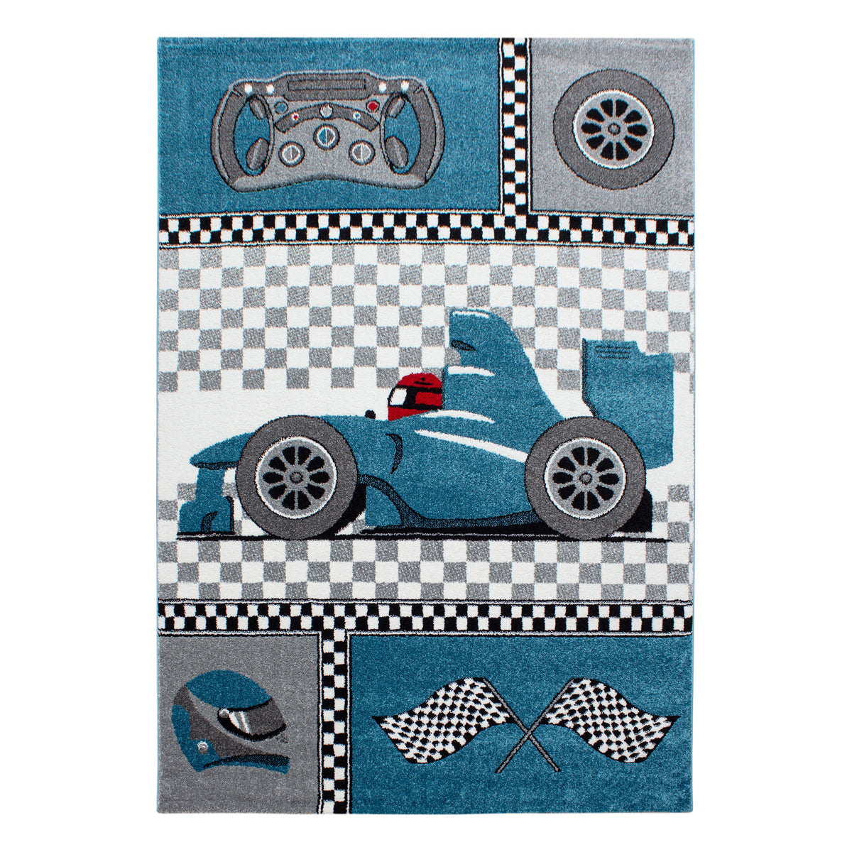 Kids 0460 Blue Kinder Teppich