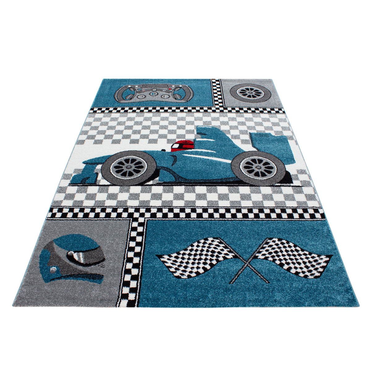 Kids 0460 Blue Kinder Teppich