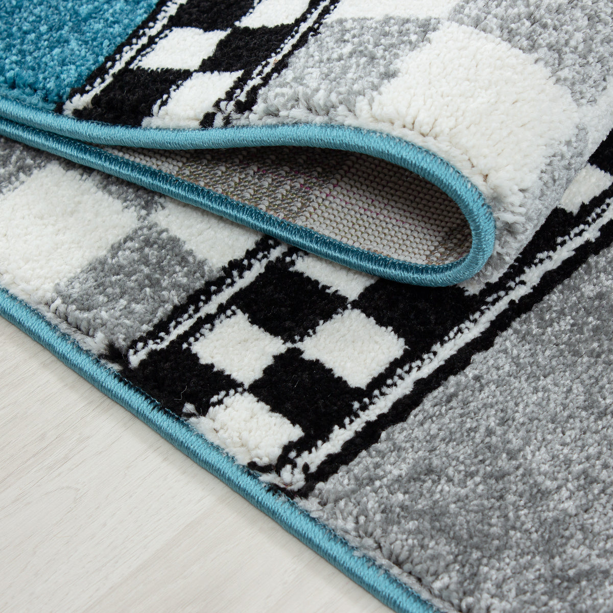 Kids 0460 Blue Kinder Teppich
