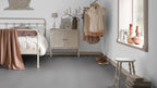 Nuvorino PVC-Boden homogen 200cm | Farbe: Anthrazit | Raumbild 1 (Beispielbild, Farbe kann abweichen)