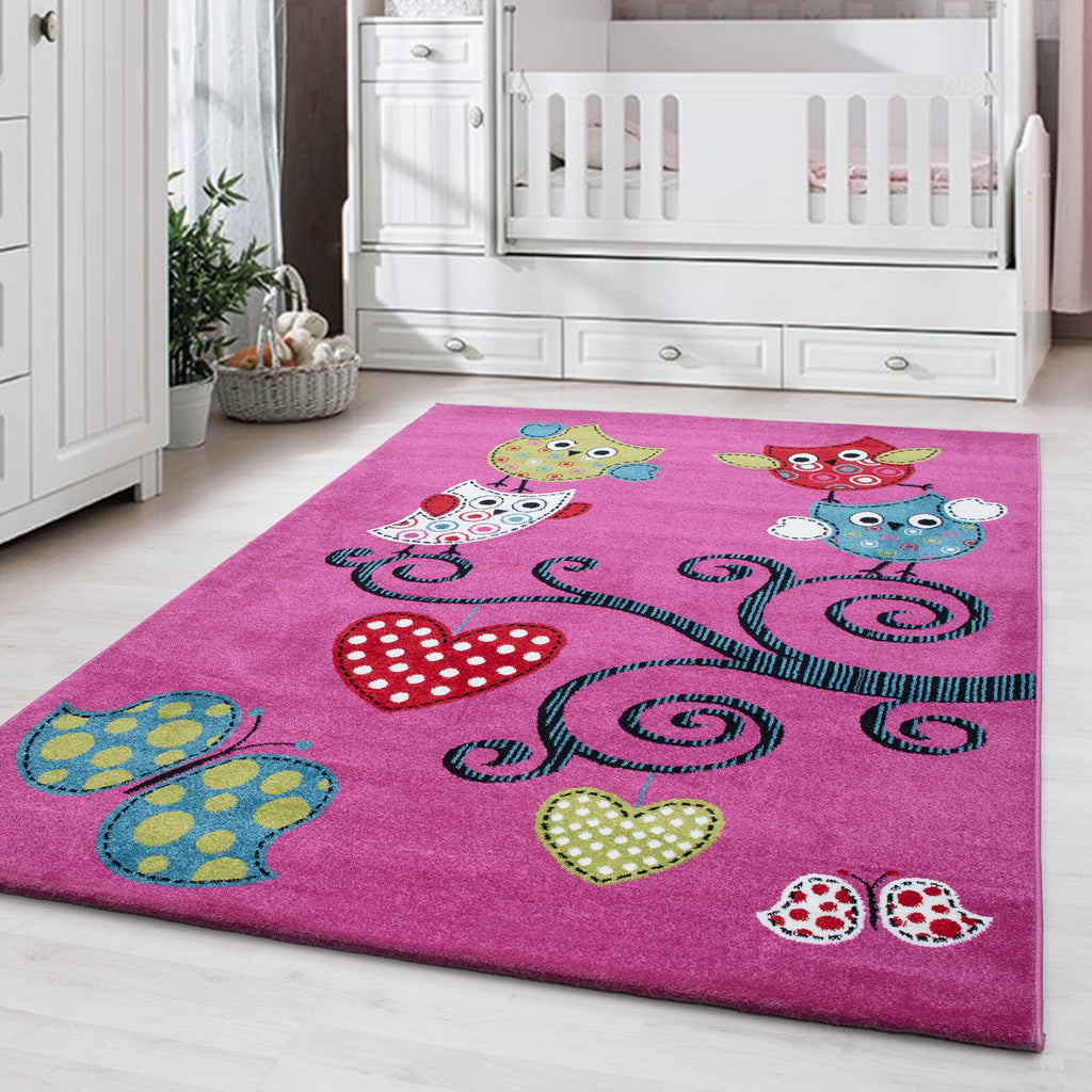 Kids 0420 Lila Kinder Teppich