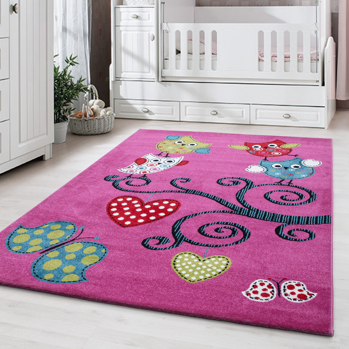 Kids 0420 Lila Kinder Teppich