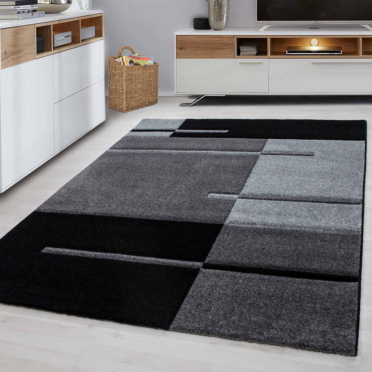 Hawaii 1310 Grey Kurzflor Teppich