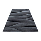 Lucca 1840 Black Kurzflor Teppich