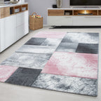Hawaii 1710 Pink Kurzflor Teppich