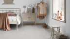 Nuvorino PVC-Boden homogen 200cm | Farbe: Grau | Raumbild 1 (Beispielbild, Farbe kann abweichen)