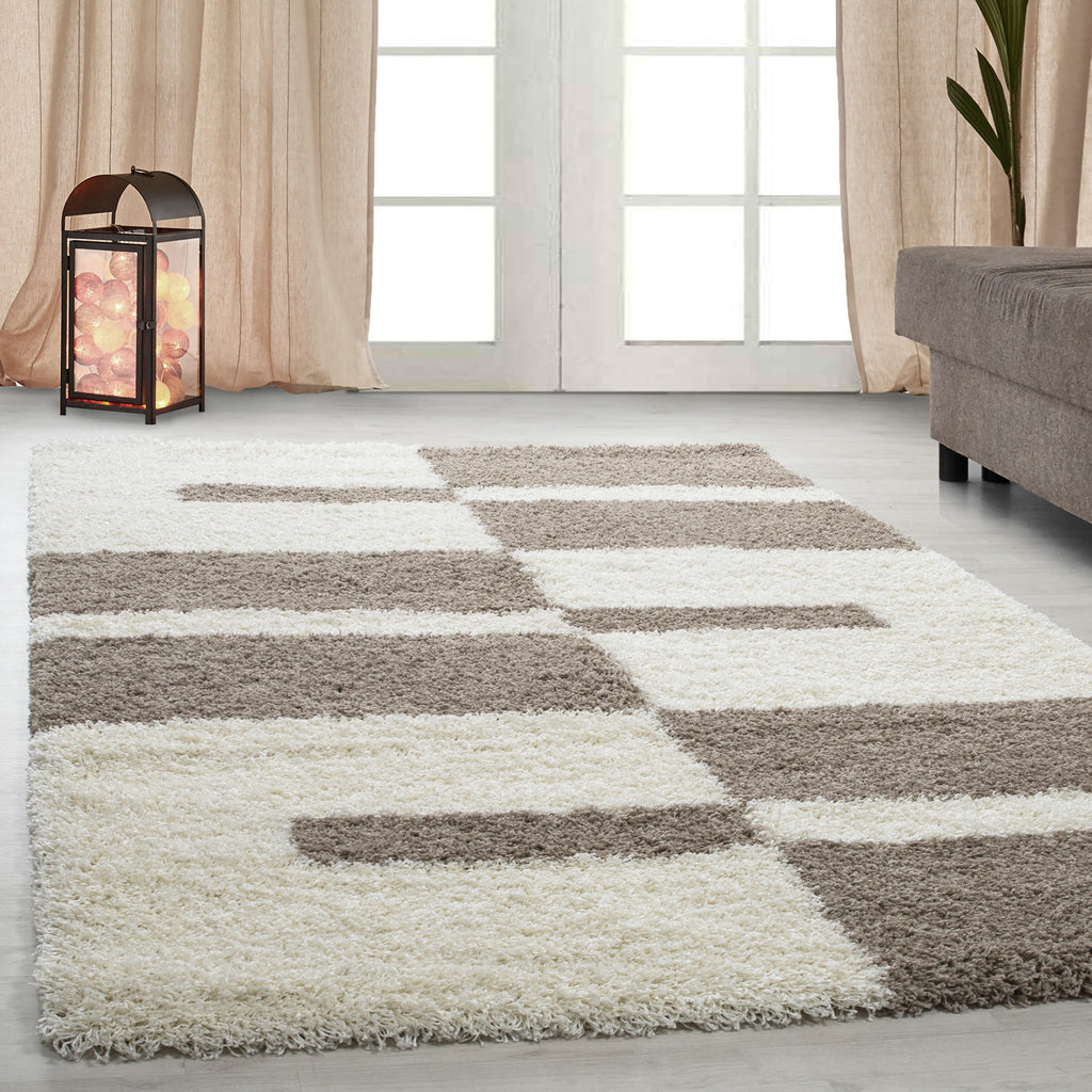 Gala 2505 Beige Hochflor Teppich