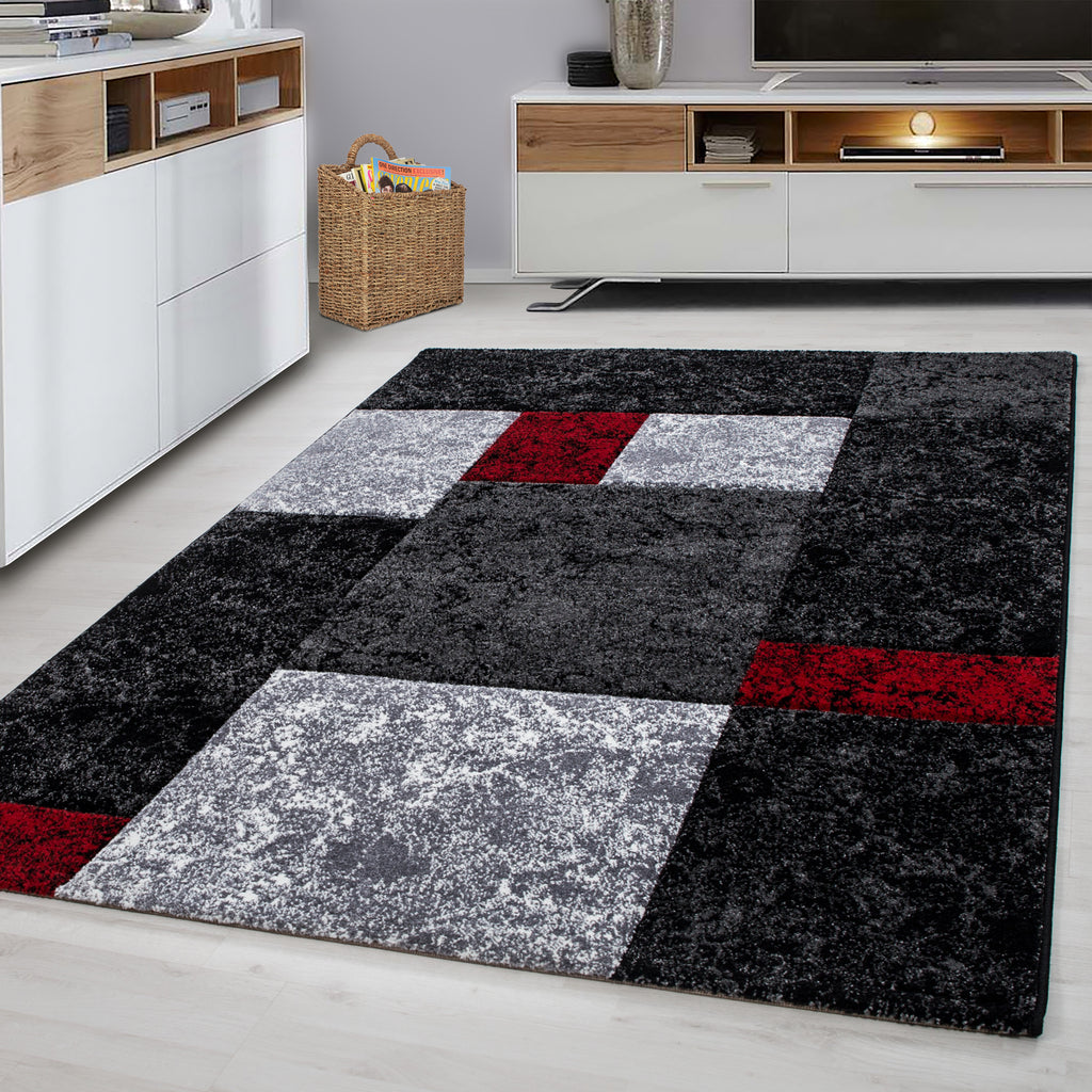 Hawaii 1330 Red Kurzflor Teppich