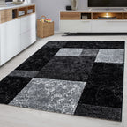 Hawaii 1330 Black Kurzflor Teppich