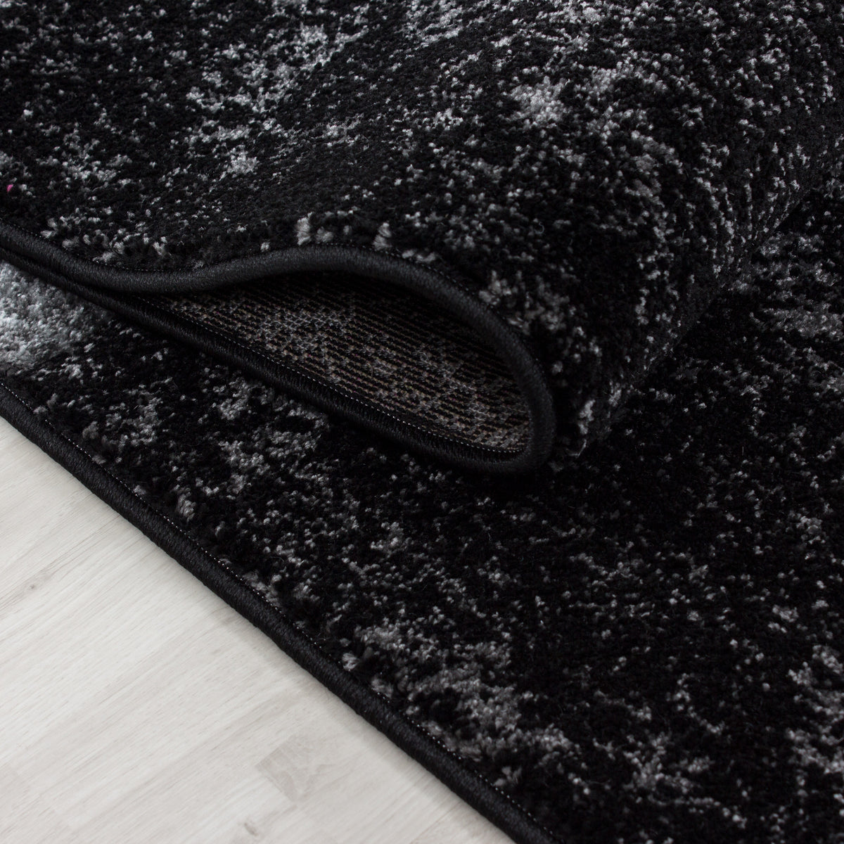 Hawaii 1330 Black Kurzflor Teppich