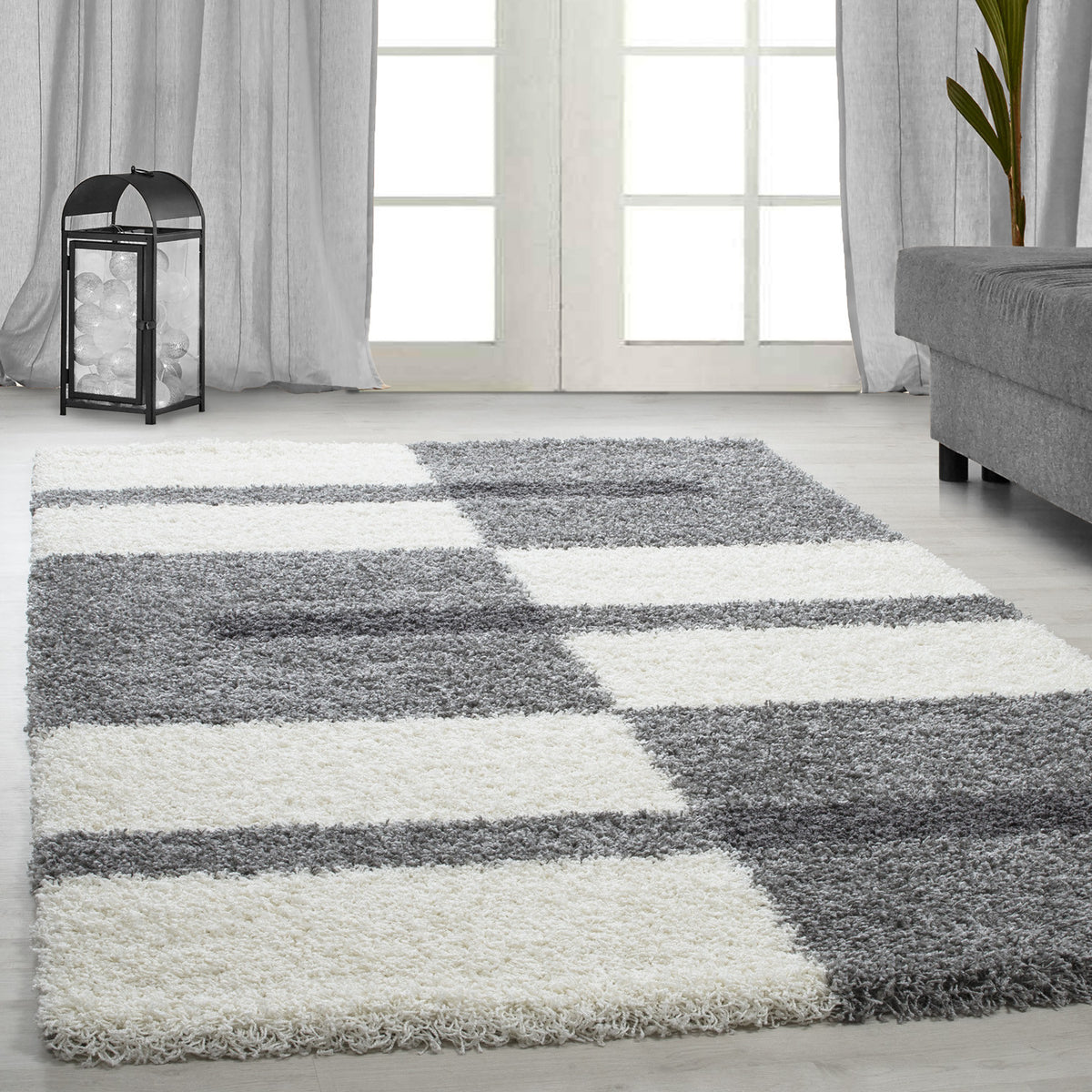 Gala 2505 Lightgrey Hochflor Teppich