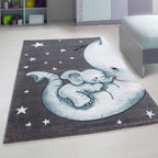 Kids 0560 Blue Kinder Teppich