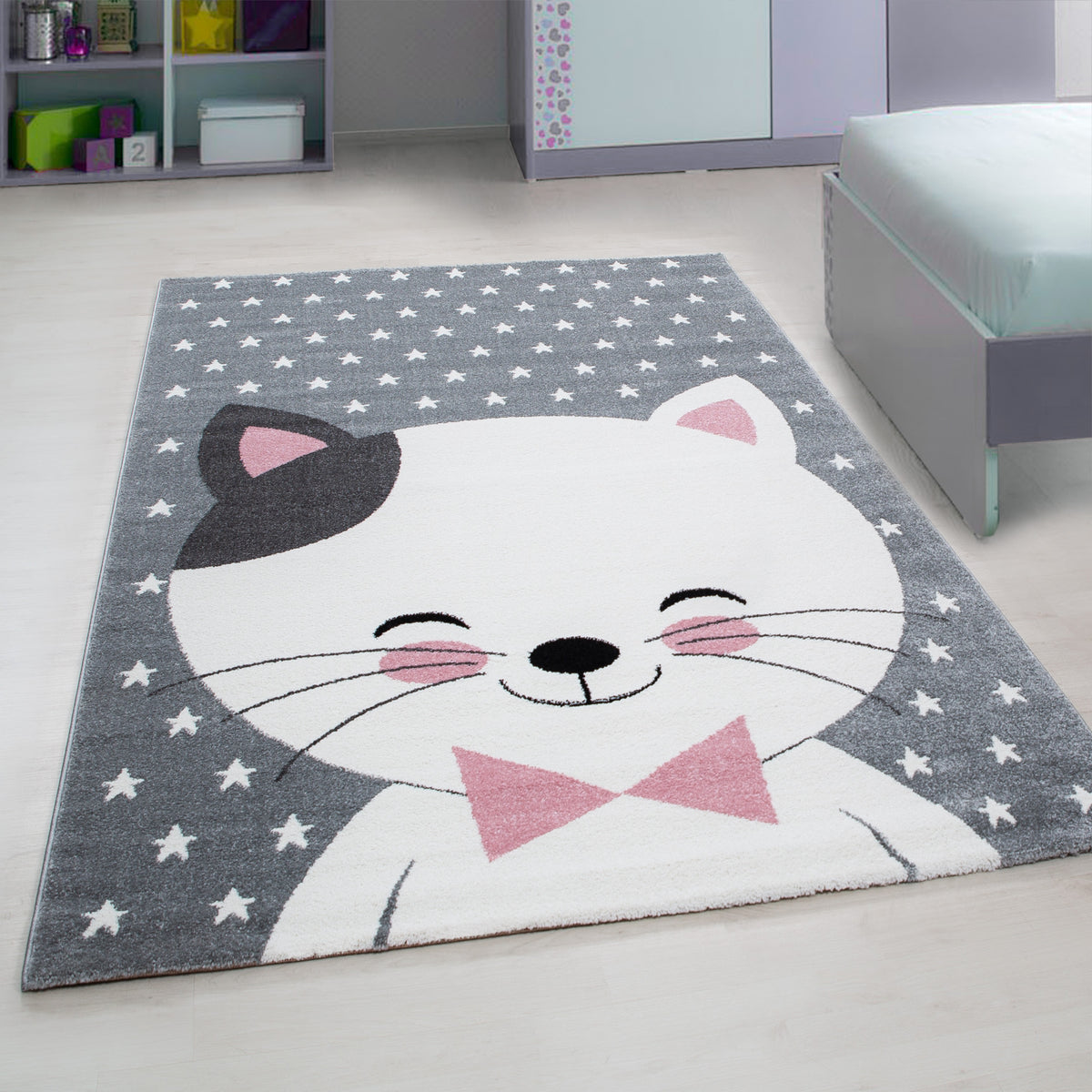 Kids 0550 Pink Kinder Teppich