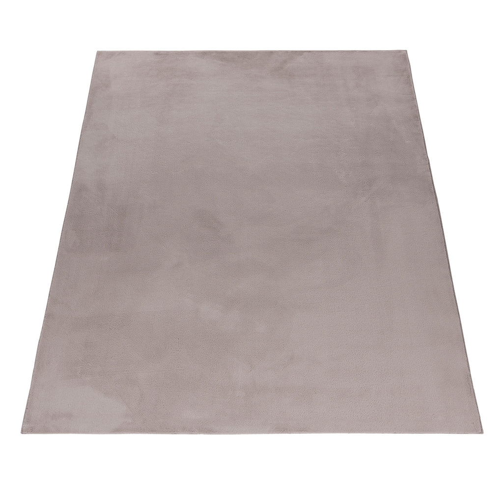 Pouffy 5100 Beige Kurzflor Teppich
