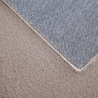 Pouffy 5100 Beige Kurzflor Teppich