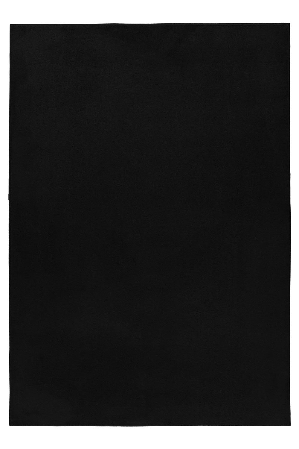 Pouffy 5100 Black Kurzflor Teppich