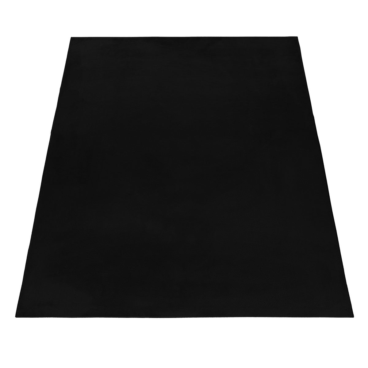Pouffy 5100 Black Kurzflor Teppich