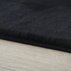 Pouffy 5100 Black Kurzflor Teppich