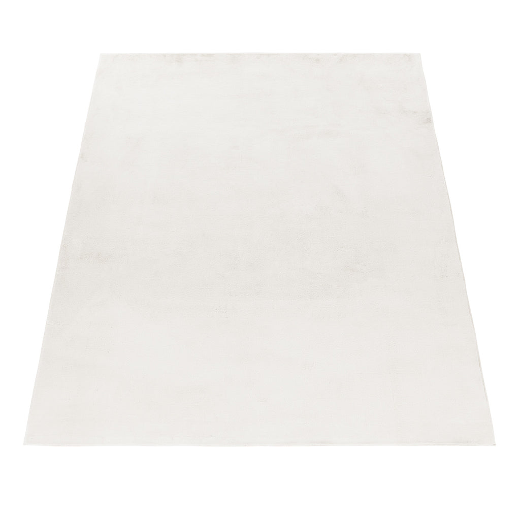 Pouffy 5100 Cream Kurzflor Teppich