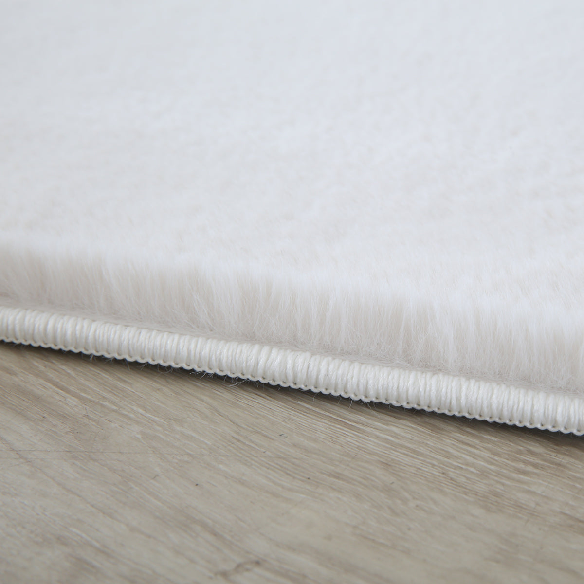 Pouffy 5100 Cream Kurzflor Teppich