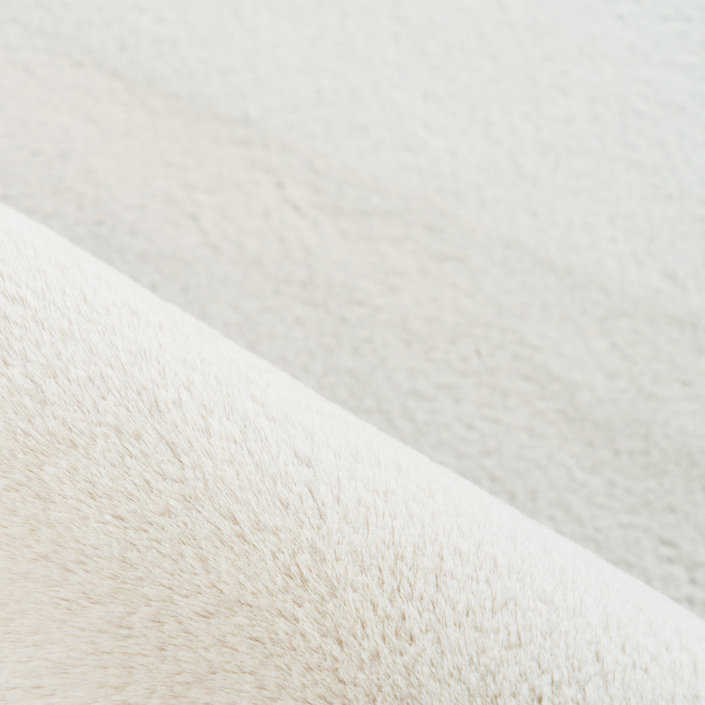 Pouffy 5100 Cream Kurzflor Teppich