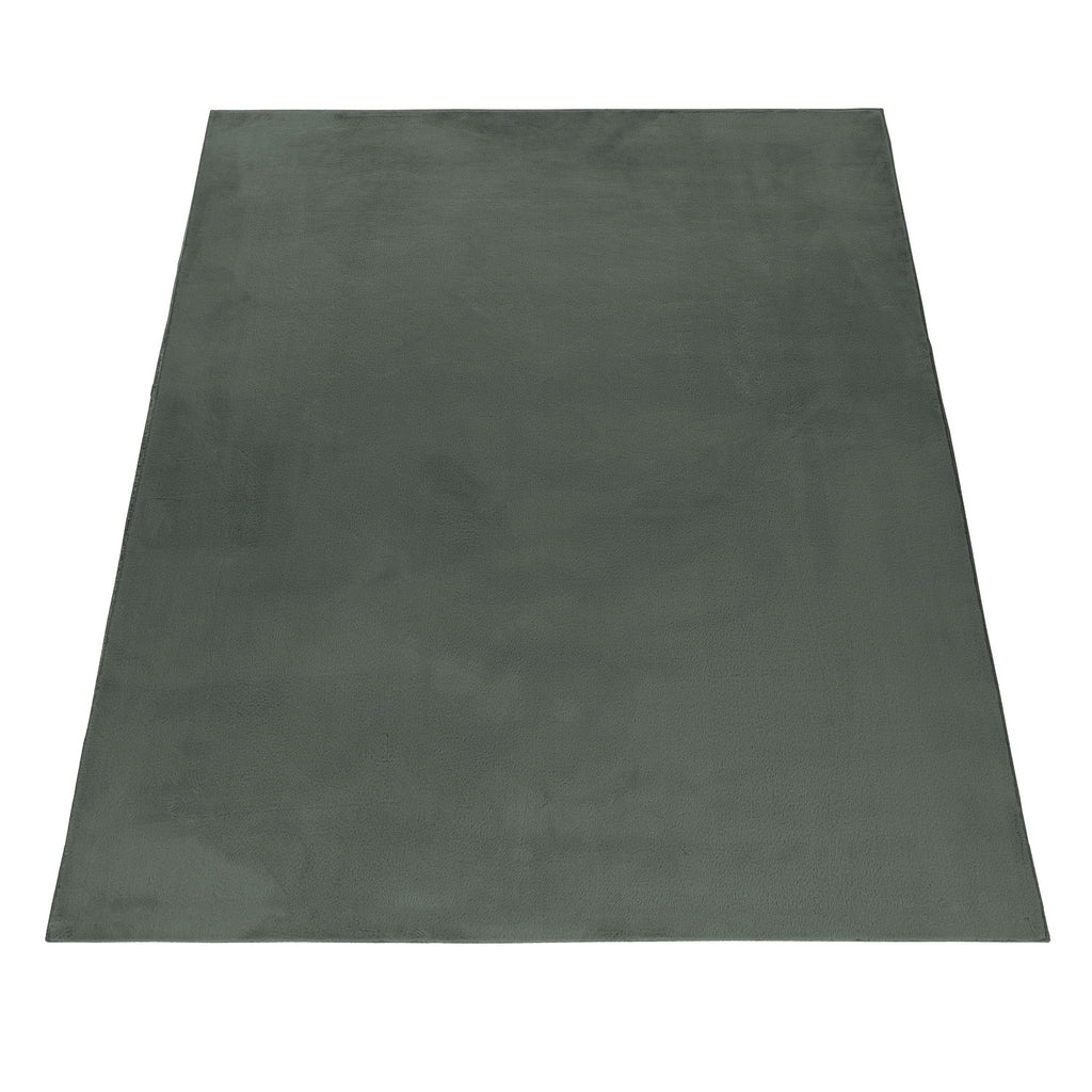 Pouffy 5100 Green Kurzflor Teppich