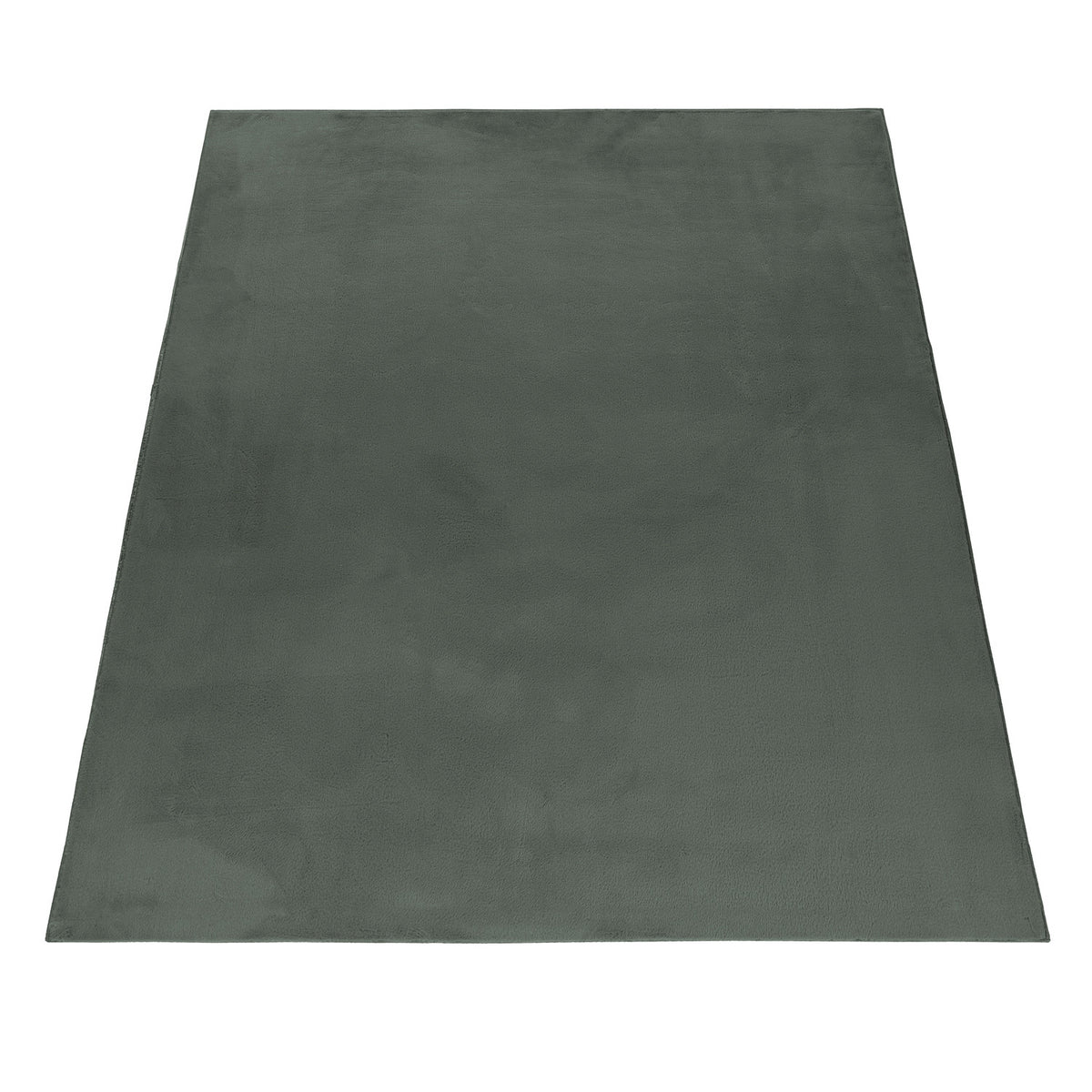 Pouffy 5100 Green Kurzflor Teppich