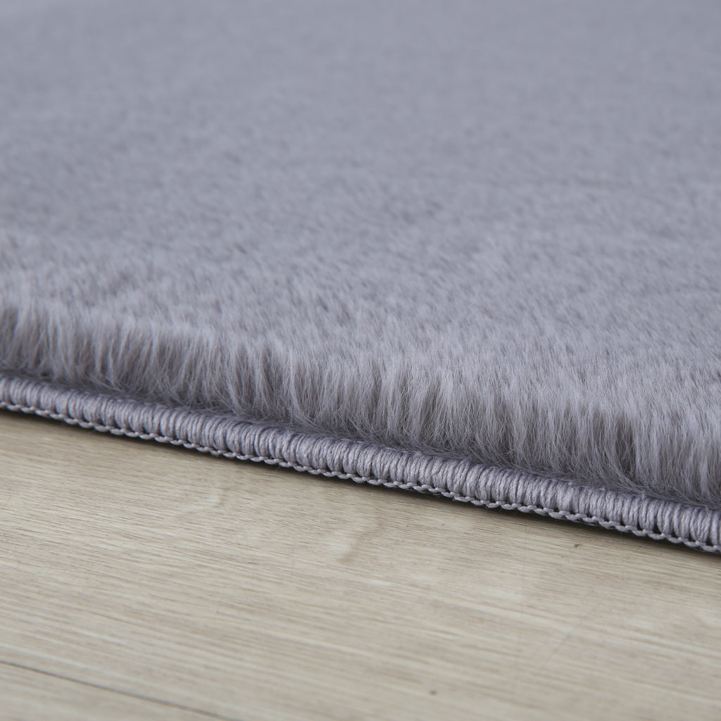 Pouffy 5100 Grey Kurzflor Teppich