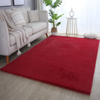 Pouffy 5100 Red Kurzflor Teppich