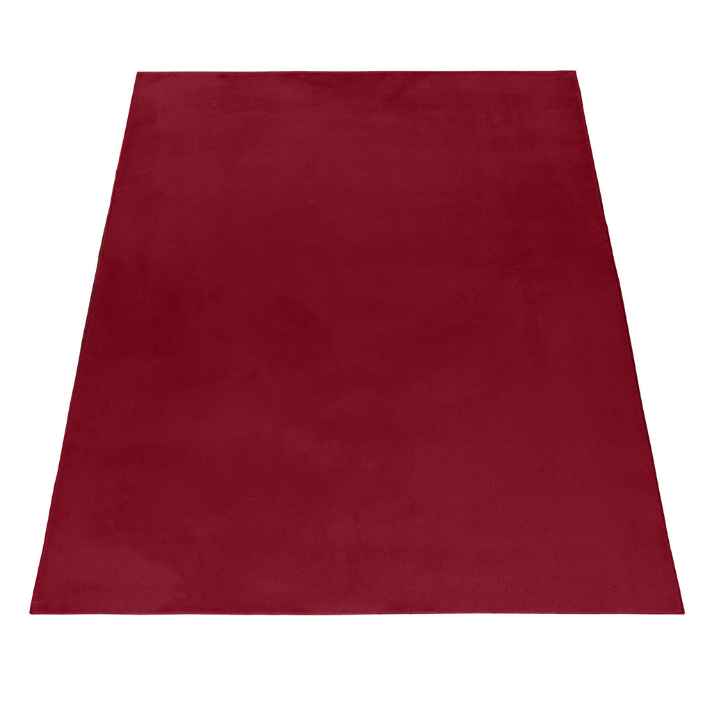 Pouffy 5100 Red Kurzflor Teppich