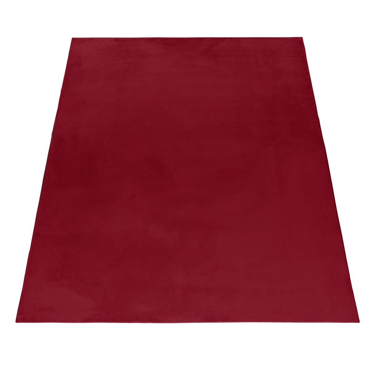 Pouffy 5100 Red Kurzflor Teppich