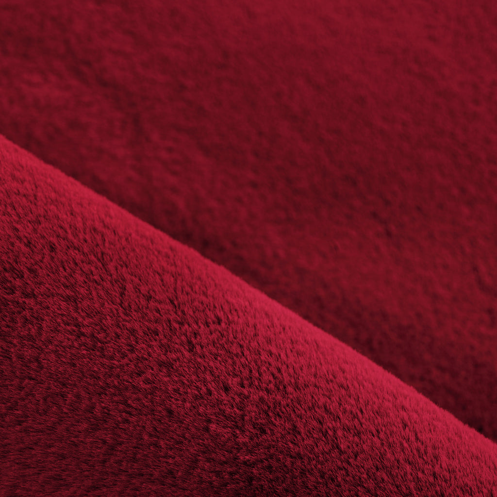 Pouffy 5100 Red Kurzflor Teppich