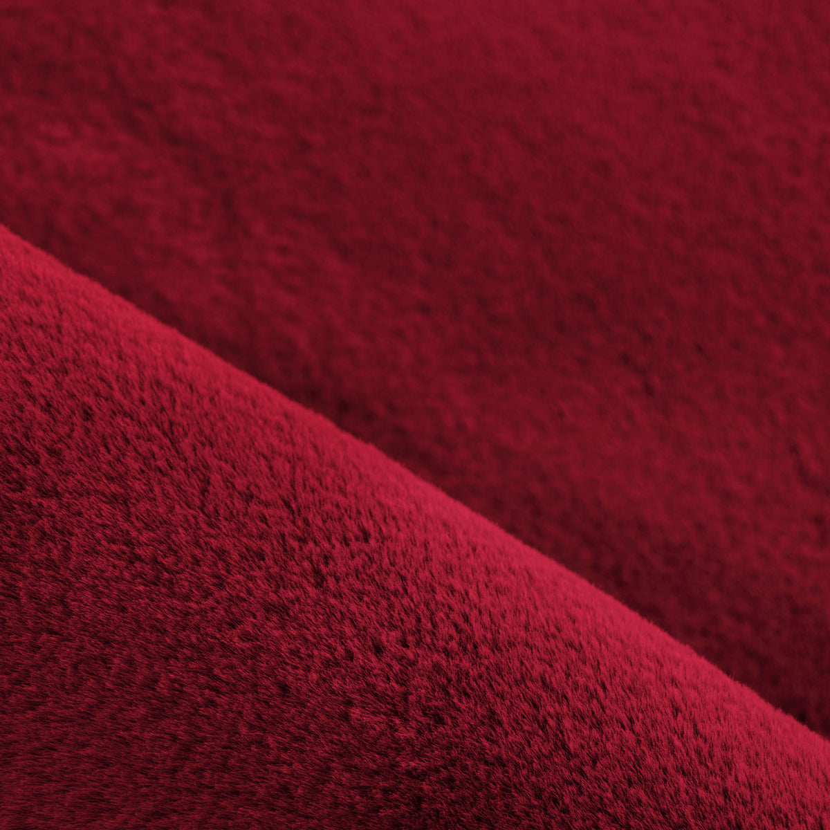 Pouffy 5100 Red Kurzflor Teppich
