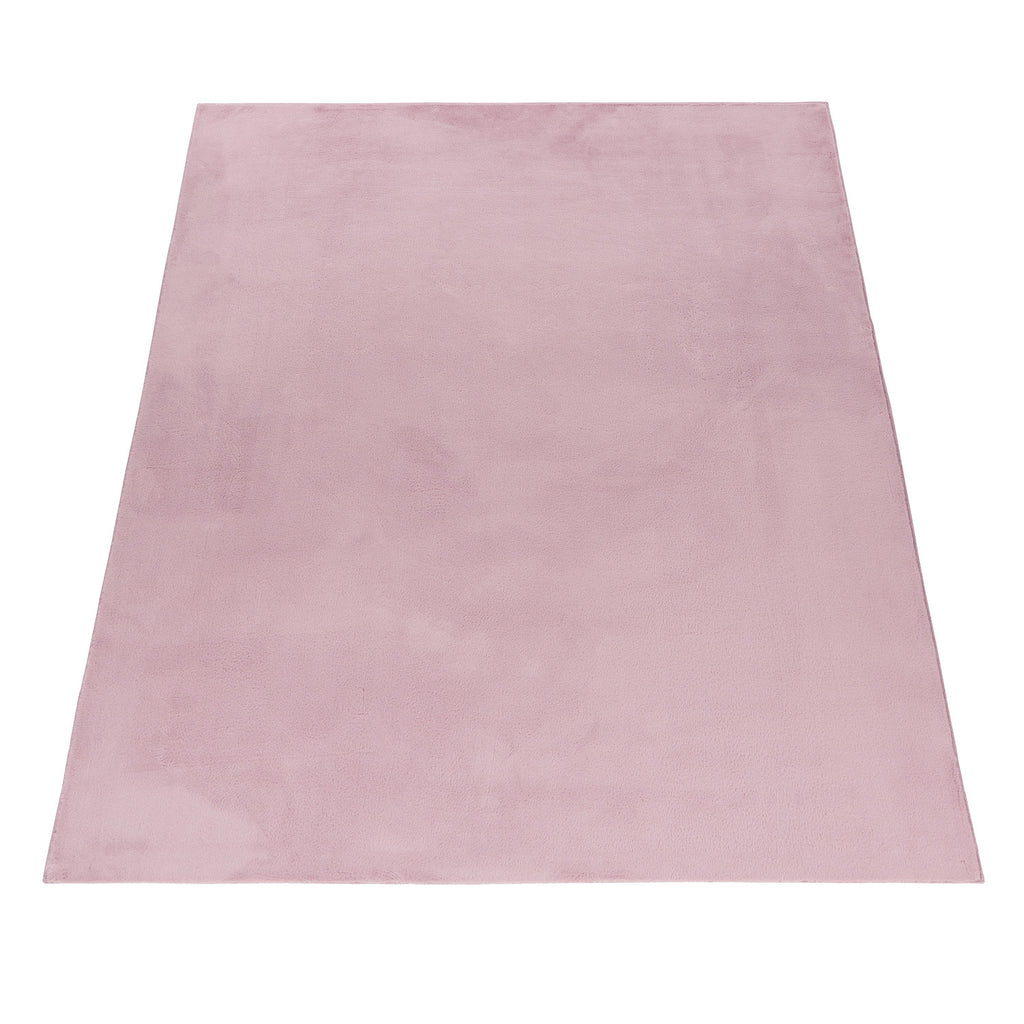 Pouffy 5100 Rose Kurzflor Teppich