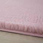 Pouffy 5100 Rose Kurzflor Teppich