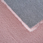 Pouffy 5100 Rose Kurzflor Teppich