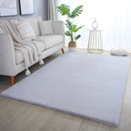 Pouffy 5100 Silver Kurzflor Teppich