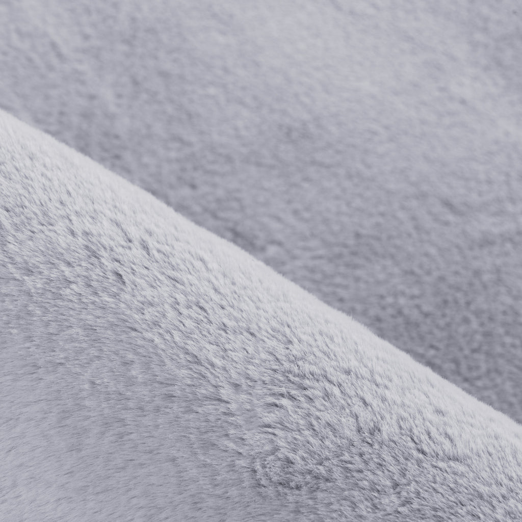 Pouffy 5100 Silver Kurzflor Teppich