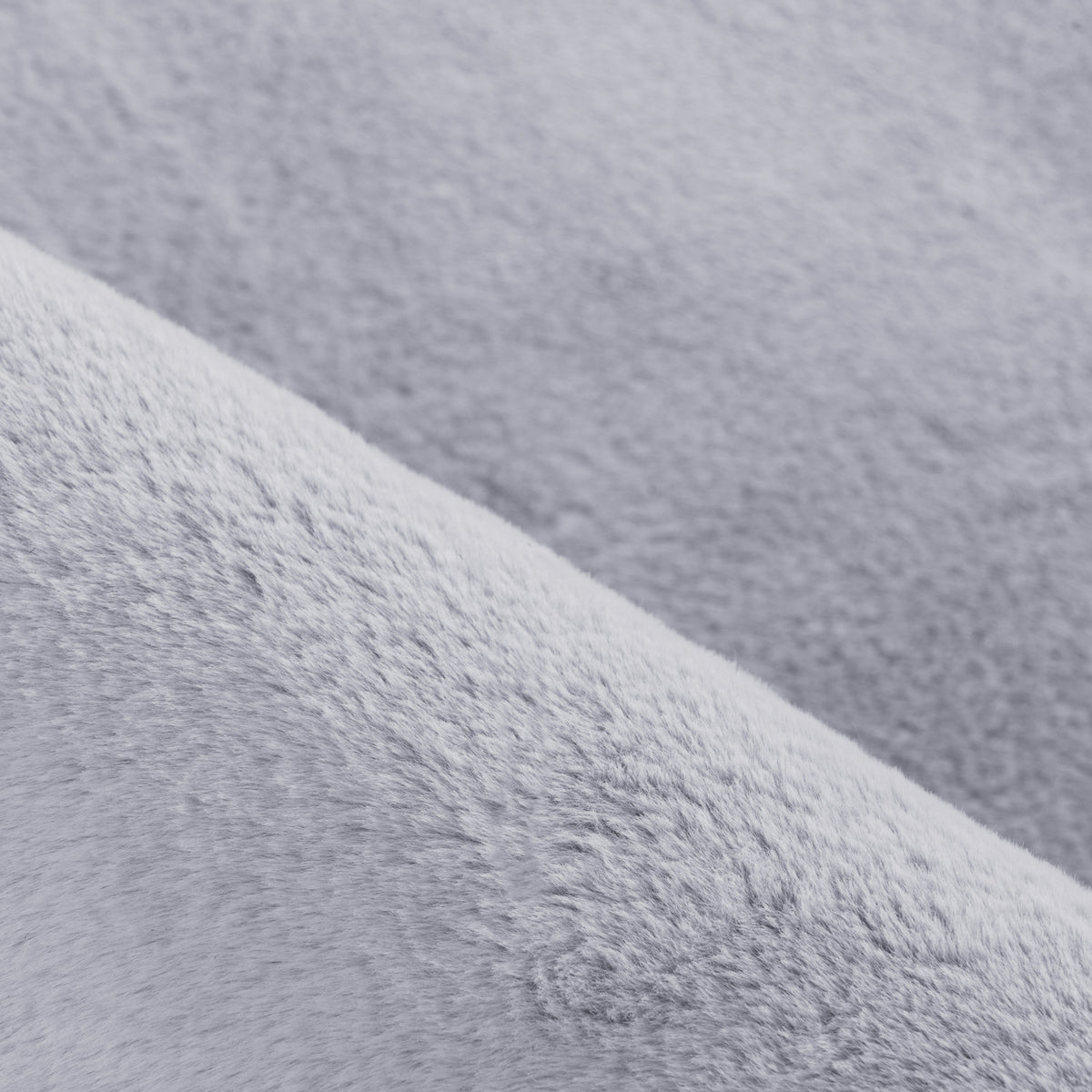 Pouffy 5100 Silver Kurzflor Teppich
