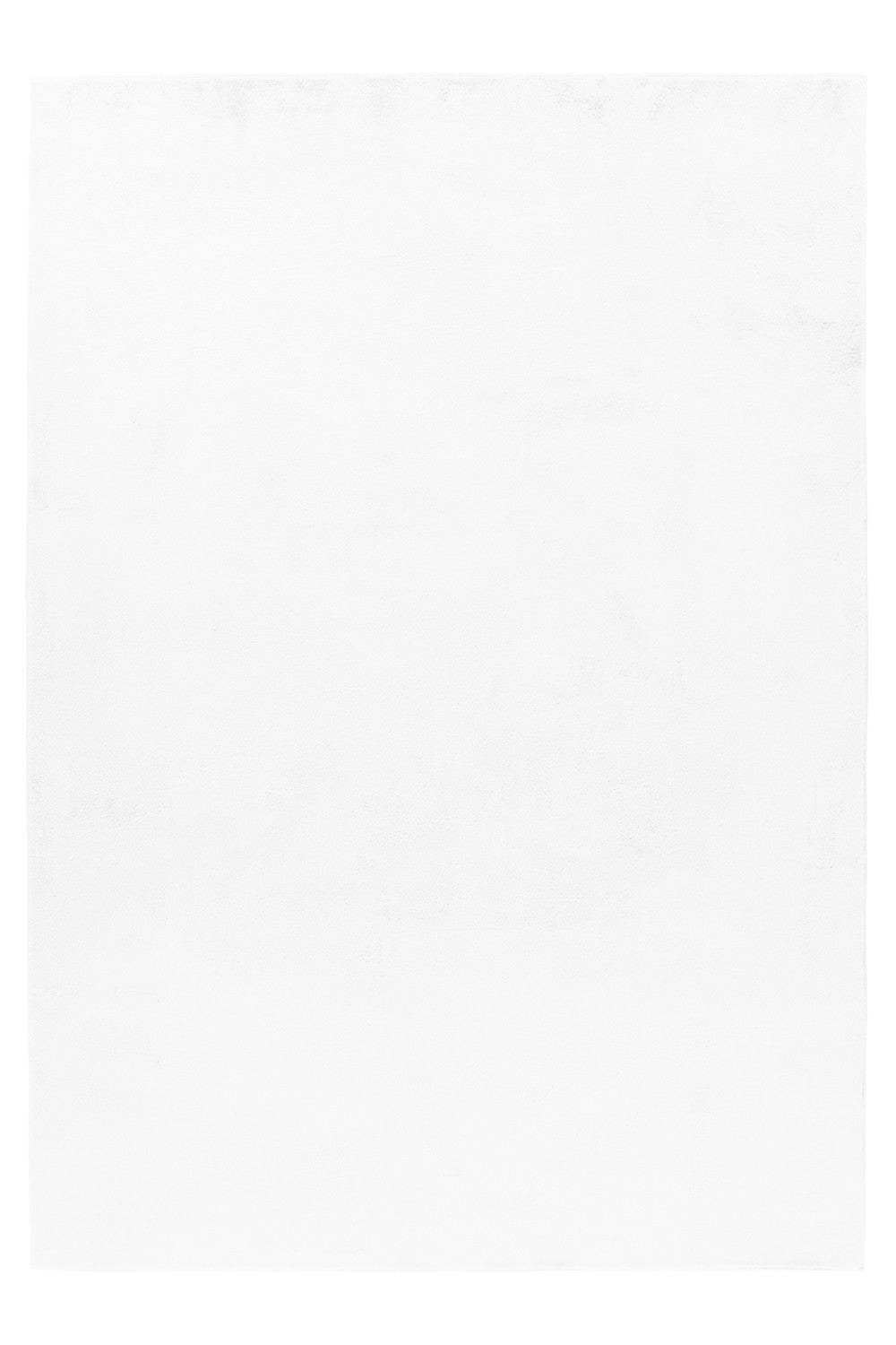 Pouffy 5100 White Kurzflor Teppich