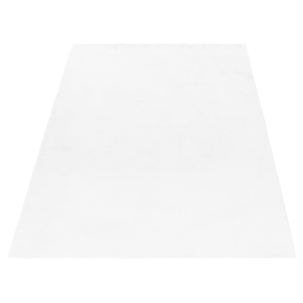 Pouffy 5100 White Kurzflor Teppich