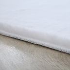Pouffy 5100 White Kurzflor Teppich