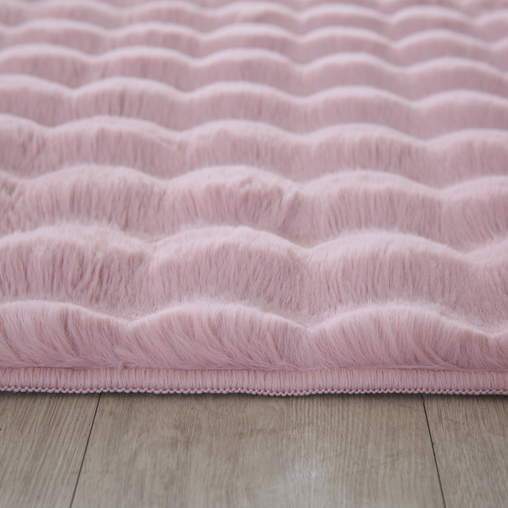 Ambiance 5110 Rose Waschbarer Teppich