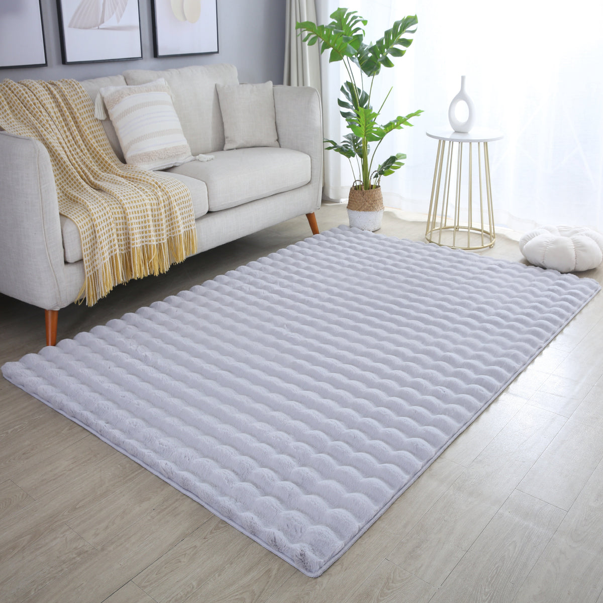 Ambiance 5110 Silver Waschbarer Teppich