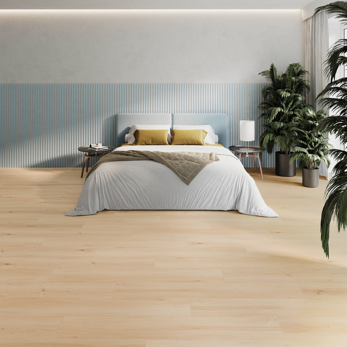 Solenta Eiche Mellow Klebevinyl – Raumbeispiel 1