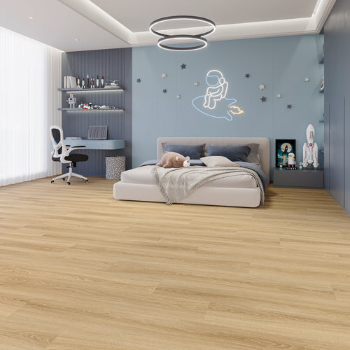 Alvora Eiche Frost Klebevinyl – Raumbeispiel 1