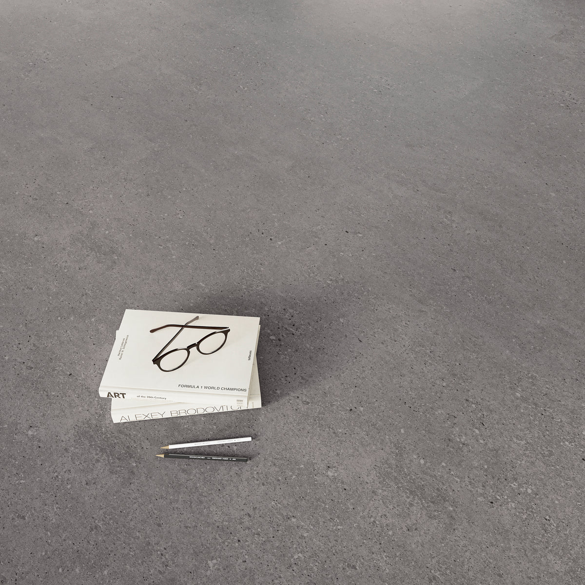 Alvora Terrazzo Grau Klebevinyl – Detailansicht 1