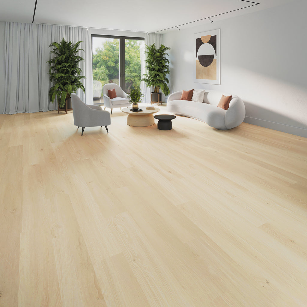 Amara Eiche Hell Klebevinyl – Raumbeispiel 1
