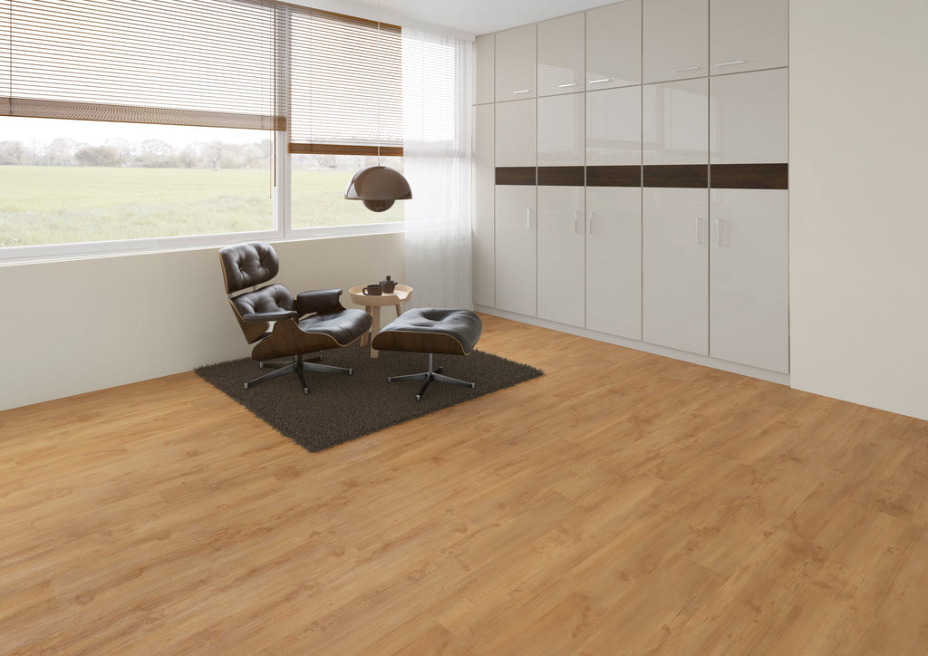 Odense Kiefer Gold Klickvinyl – Raumbeispiel 1