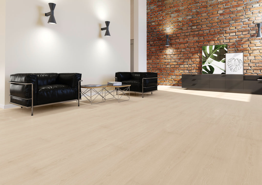 Dornova Eiche Perfekt Zucker Klebevinyl – Raumbeispiel 2